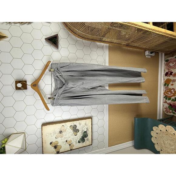 Sundance Gray Tencel Pleated Wide Leg Belted Everyday Elegance Pants - Size - 10 - Picture 2 of 7